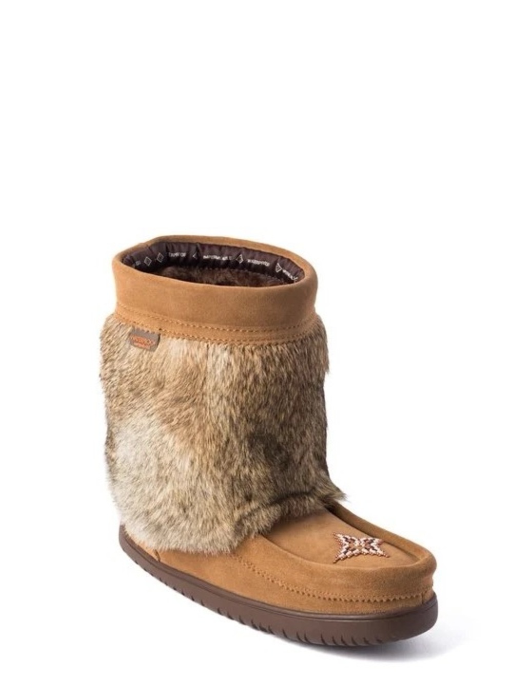 NWT Manitobah Mukluks Waterproof Half Suede Oak Mukluks Winter Warm Fur Boots